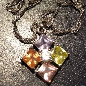 Swarovski crystal necklace.
